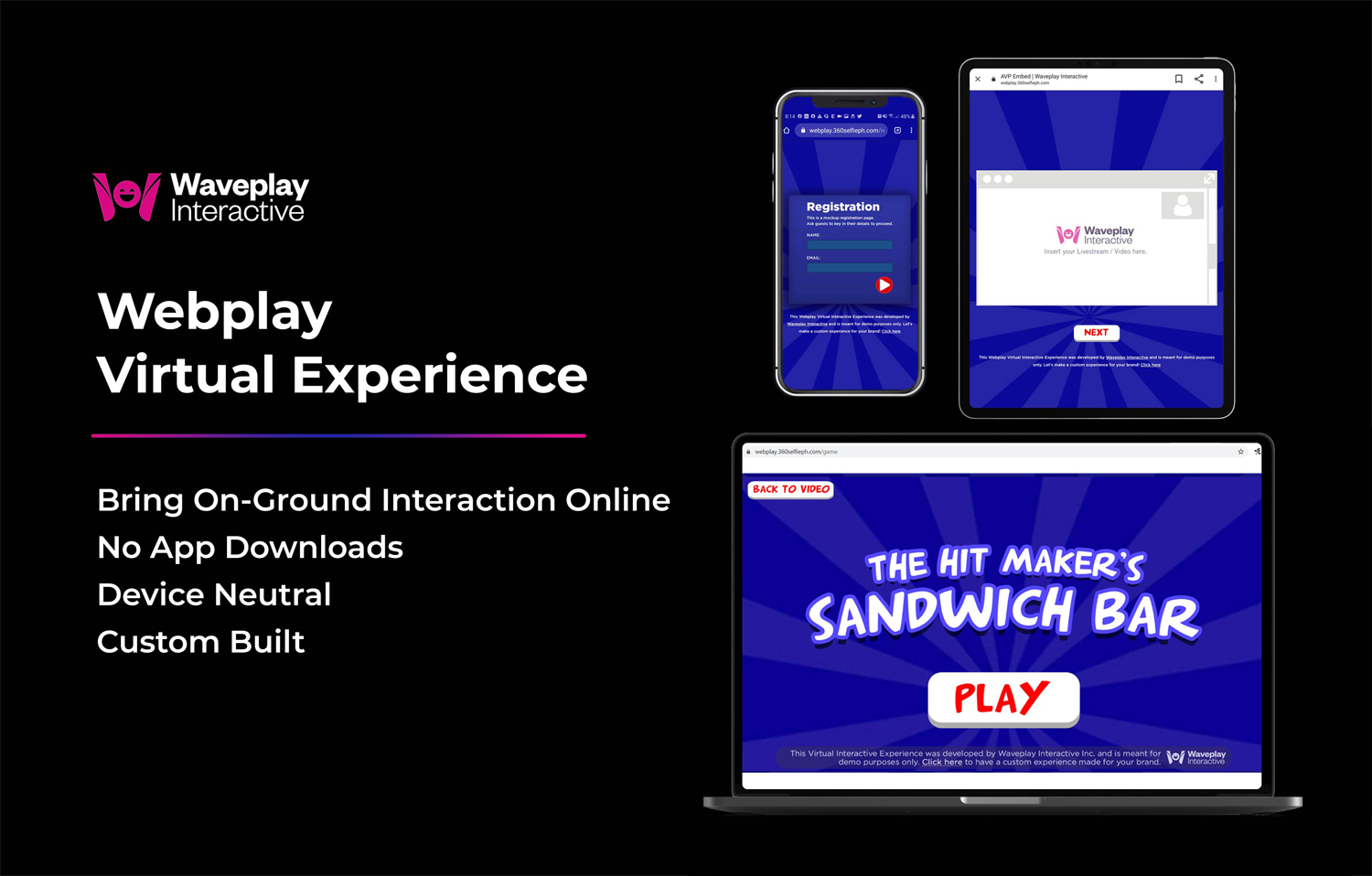 Webplay Virtual Experience Waveplay Interactive Webplay Virtual Experience Waveplay Interactive